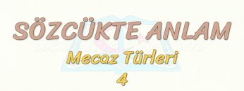 SÖZCÜKTE ANLAM / KİNAYE (DEĞİNMECE)
