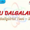 SU DALGALARI / GELİŞTİRİCİ TEST – 2