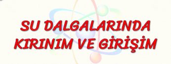 SU DALGALARINDA KIRINIM VE GİRİŞİM