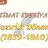 TANZİMAT EDEBİYATI – 1