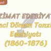 TANZİMAT EDEBİYATI – 2