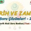TARİH VE ZAMAN / SORU ÇÖZÜMLERİ – 2 (TYT)