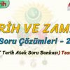 TARİH VE ZAMAN / SORU ÇÖZÜMLERİ – 2 (AYT)