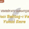 TEKKE EDEBİYATI SANATÇILARI – 1