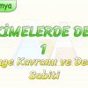 TEPKİMELERDE DENGE – 1 / DENGE KAVRAMI VE DENGE SABİTİ