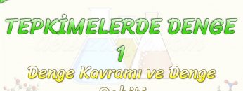 TEPKİMELERDE DENGE – 1 / DENGE KAVRAMI VE DENGE SABİTİ