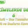 TEPKİMELERDE DENGE – 6 / ASİT VE BAZ TANIMLARI – ASİT VE BAZLARIN KUVVETLERİ