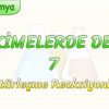 TEPKİMELERDE DENGE – 7 / NÖTÜRLEŞME REAKSİYONLARI