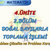 TOPLAMA PROBLEMLERİ