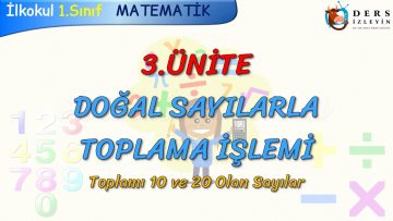 TOPLAMI 10 VE 20 OLAN SAYILAR