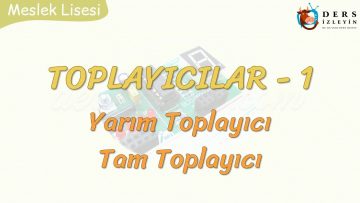 TOPLAYICILAR – 1 / YARIM TOPLAYICI – TAM TOPLAYICI