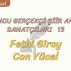 TOPLUMCU – GERÇEKÇİ ŞİİR ANLAYIŞI SANATÇILARI – 13