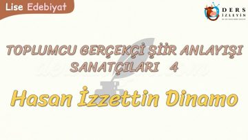 TOPLUMCU – GERÇEKÇİ ŞİİR ANLAYIŞI SANATÇILARI – 4