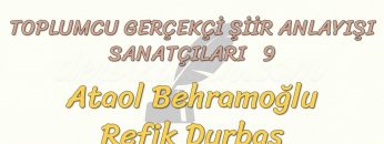 TOPLUMCU – GERÇEKÇİ ŞİİR ANLAYIŞI SANATÇILARI – 9