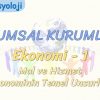 TOPLUMSAL KURUMLAR – 4 / EKONOMİ – 1