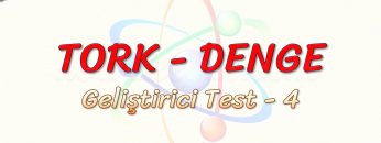 TORK – DENGE / GELİŞTİRİCİ TEST – 4