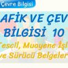 TRAFİK VE ÇEVRE BİLGİSİ – 10 / ARAÇ TESCİL, MUAYENE İŞLEMLERİ VE SÜRÜCÜ BELGELERİ