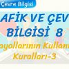 TRAFİK VE ÇEVRE BİLGİSİ – 8 / KARAYOLLARININ KULLANILMA KURALLARI – 3