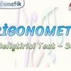 TRİGONOMETRİ / GELİŞTİRİCİ TEST – 36