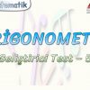 TRİGONOMETRİ / GELİŞTİRİCİ TEST – 5