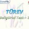 TÜREV / GELİŞTİRİCİ TEST – 3
