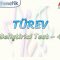 TÜREV / GELİŞTİRİCİ TEST – 4