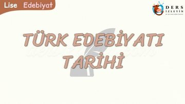 TÜRK EDEBİYATI TARİHİ