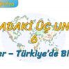TÜRKİYE DE BİTKİLER (DOĞADAKİ ÜÇ UNSUR – 6) -TYT