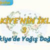 TÜRKİYEDE YAĞIŞ DAĞILIŞI (TÜRKİYENİN İKLİMİ – 3) (TYT)