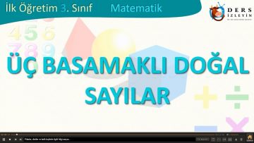 ÜÇ BASAMAKLI DOĞAL SAYILAR