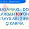 ÜÇ BASAMAKLI DOĞAL SAYILARDAN 100ÜN KATI OLAN SAYILARI ZİHİNDEN ÇIKARMA