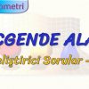 ÜÇGENDE ALAN / GELİŞTİRİCİ SORULAR – 2