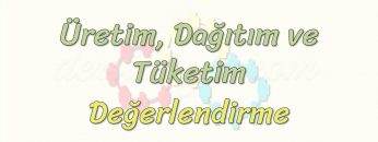 ÜRETİM, TÜKETİM VE DAĞITIM / DEĞERLENDİRME