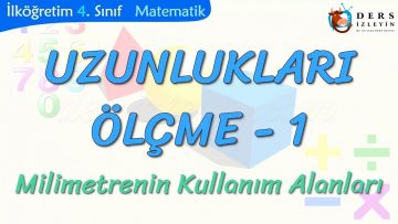 UZUNLUKLARI ÖLÇME-1