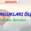 UZUNLUKLARI ÖLÇME / TARAMA SORULARI – 1