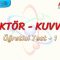 VEKTÖR – KUVVET / ÖĞRETİCİ TEST – 1