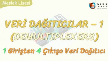 VERİ DAĞITICILAR – 1 / 1 GİRİŞ DÖRT ÇIKIŞ VERİ DAĞITICI