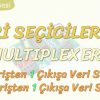 VERİ SEÇİCİLER – 2 / 8 GİRİŞ 1 ÇIKIŞ VERİ SEÇİCİ – 16 GİRİŞ 1 ÇIKIŞ VERİ SEÇİCİ