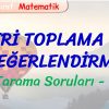 VERİ TOPLAMA VE DEĞERLENDİRME / TARAMA SORULARI – 1
