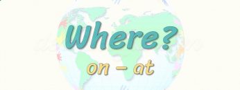 Where? / On – At 13. Ders