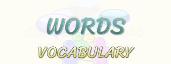 WORDS / VOCABULARY