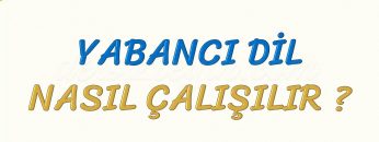 YABANCI DİL NASIL ÇALIŞILIR