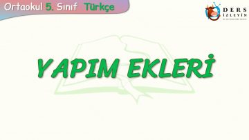 YAPIM EKLERİ
