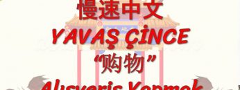 YAVAŞ ÇİNCE / ALIŞVERİŞ YAPMAK (ÇİNCE) 147. DERS