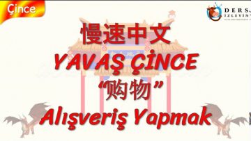 YAVAŞ ÇİNCE / ALIŞVERİŞ YAPMAK (ÇİNCE) 147. DERS