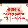 YAVAŞ ÇİNCE / DE – DA (ÇİNCE) 101.DERS