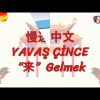 YAVAŞ ÇİNCE / GELMEK (ÇİNCE ) 124. DERS