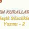 YAZIM KURALLARI – 12 / BİLEŞİK SÖZCÜKLERİN YAZIMI – 2