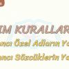 YAZIM KURALLARI – 17 / YABANCI ÖZEL ADLARIN VE SÖZCÜKLERİN YAZIMI