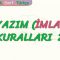YAZIM KURALLARI – 2